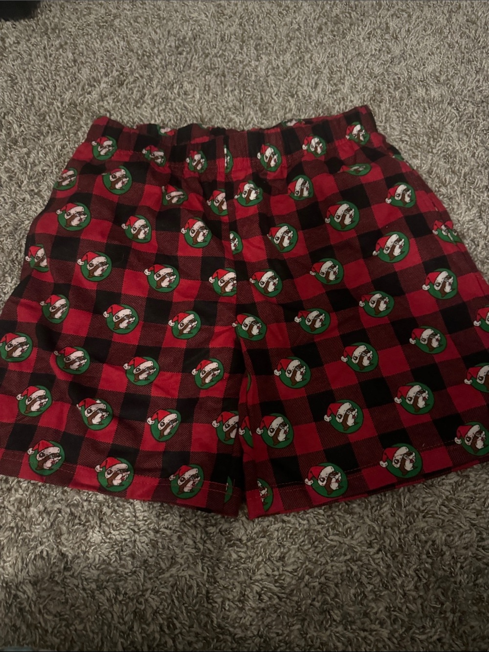 Buc-ee's Cotton Shorts with Festive Print
